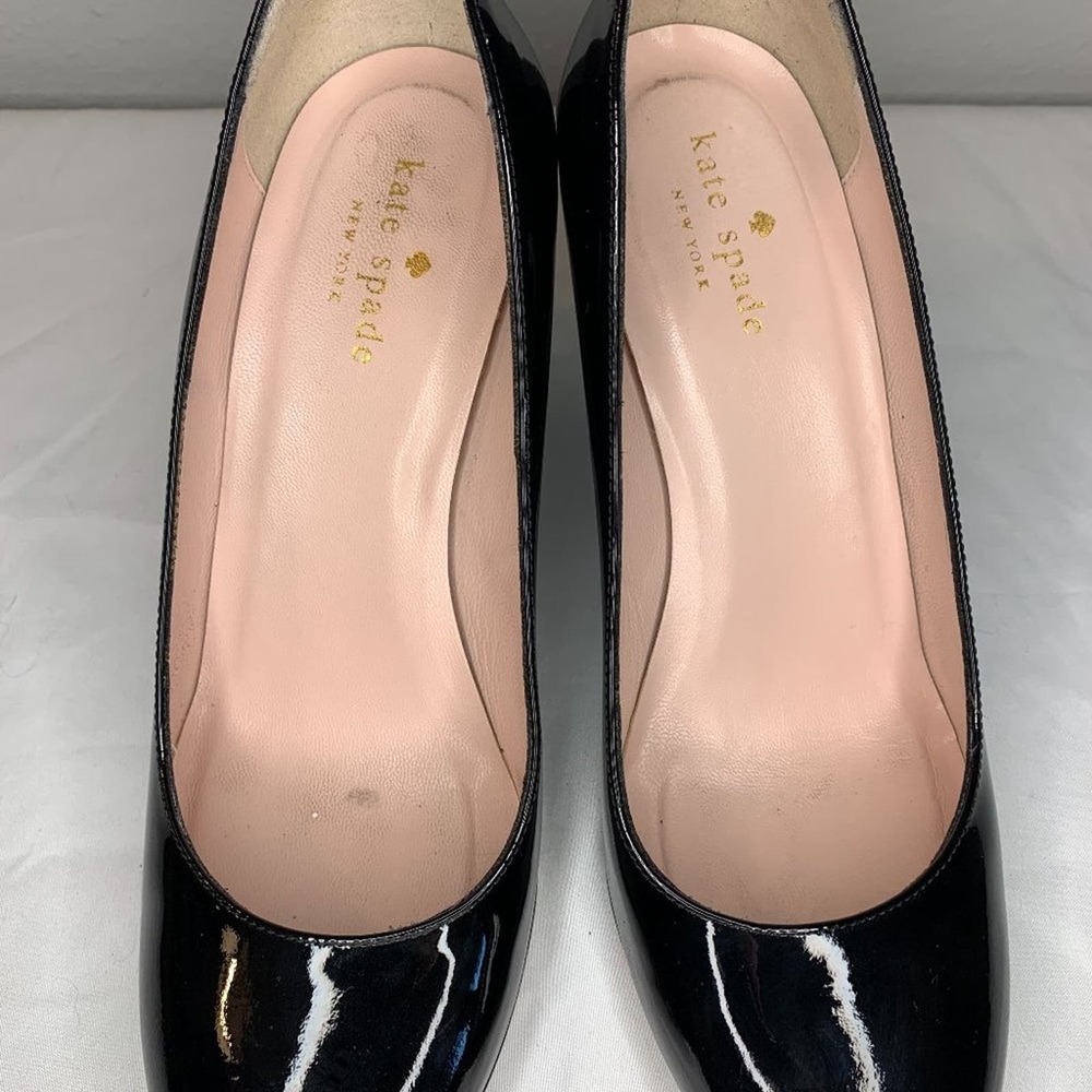 KATE SPADE | Black Patent Leather Wedge | Size 7.5